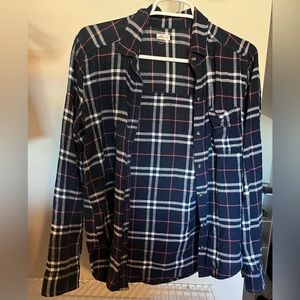 Navy flannel